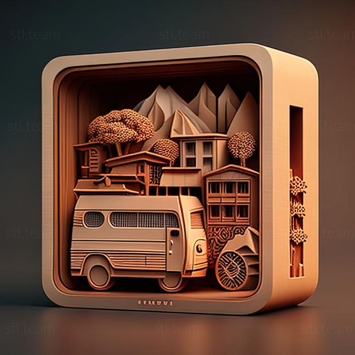 3D модель Mitsubishi Town Box (STL)